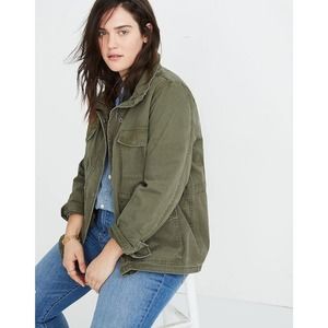 Madewell Olive Jean Jacket